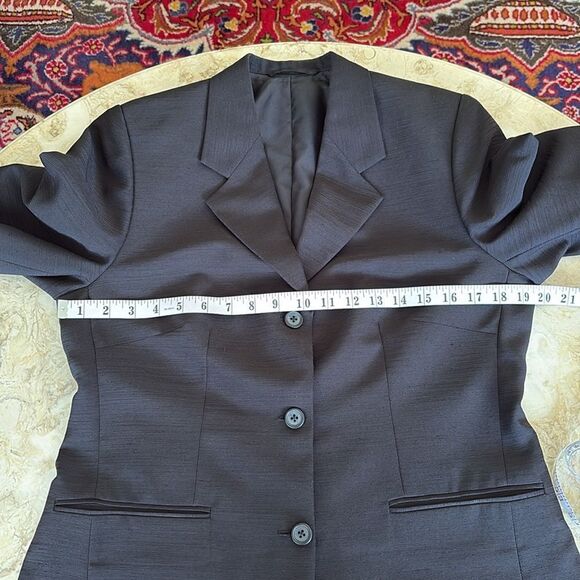 La Moda Amari Atrium Hotel Bangkok 100% Silk Blazer Coat - Picture 12 of 15